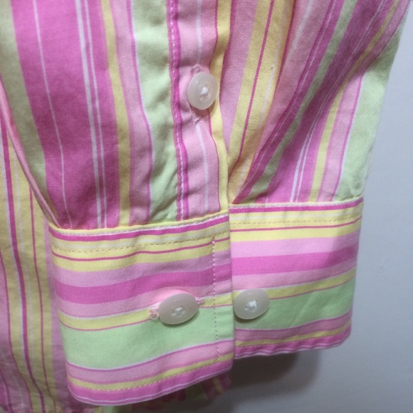 Lilly Pulitzer Shirt Sz 4 Button Down Career - Picture 5 of 8
